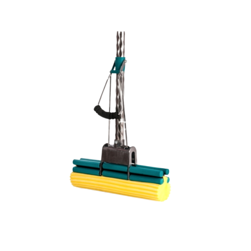 Швабра з 2-им віджимом губка 27см метал.кий коса 6133 LUX Феникс Китай Житомир