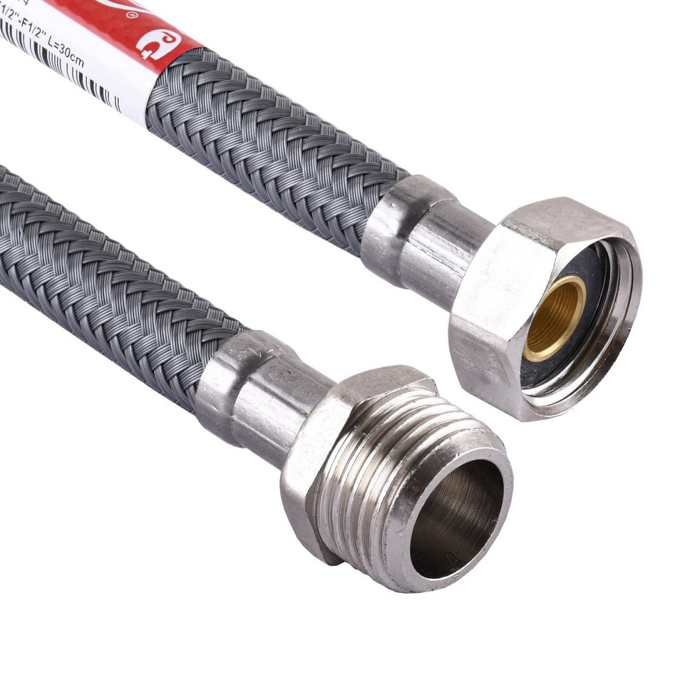 Шланг водяной TUCAI 1/2″x1/2″ НВ 0,6м АНТИКОРРОЗИЯ TAQ ACB MG-1212-600 204481 (000009428) Киев - изображение 1