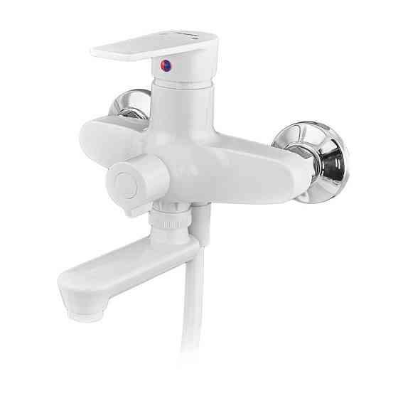Змішувач для ванни PLAMIX OSCAR-008 EURO SET WHITE    ( PM0698 ) 26180 Харків