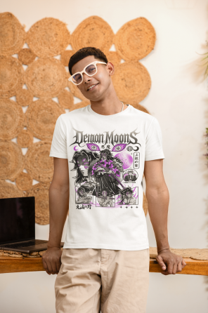 Футболка для мальчика аниме Истребитель демонов оверсайз (рост от 165 до 180 ) Черний AnimeJ0684m Днепр