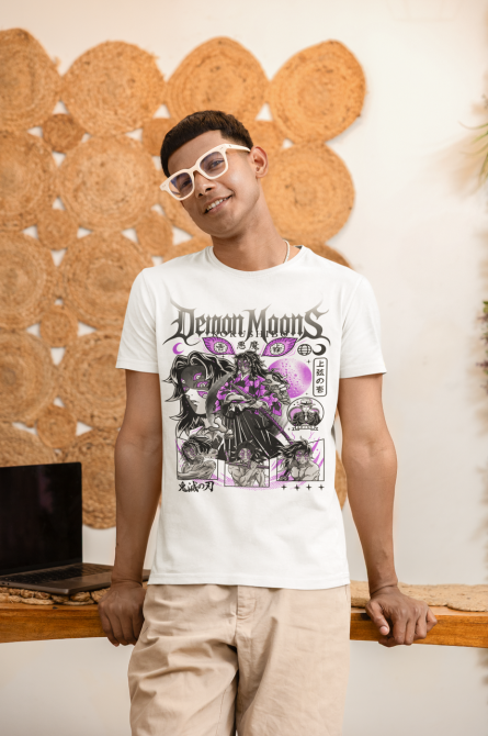 Футболка для мальчика аниме Истребитель демонов оверсайз (рост от 165 до 180 ) Черний AnimeJ0684m Днепр - изображение 4