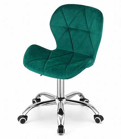 Крісло офісне комп'ютерне Just Sit RIVELLO Velvet велюр для комп'ютера, офісу Б2905 Зелений Київ - фото 4
