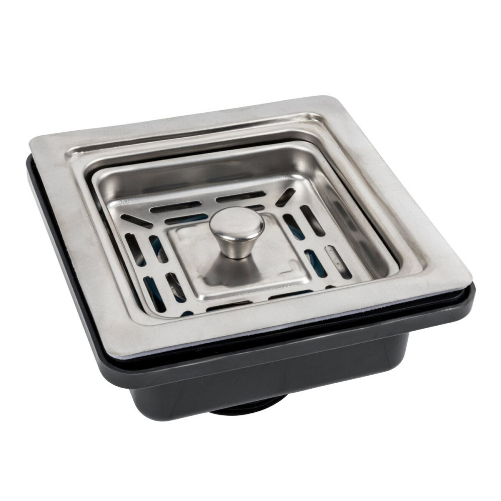 PLATINUM Верхня квадратна частина сифону під мийку Handmade (нержавійка) Киев - изображение 1