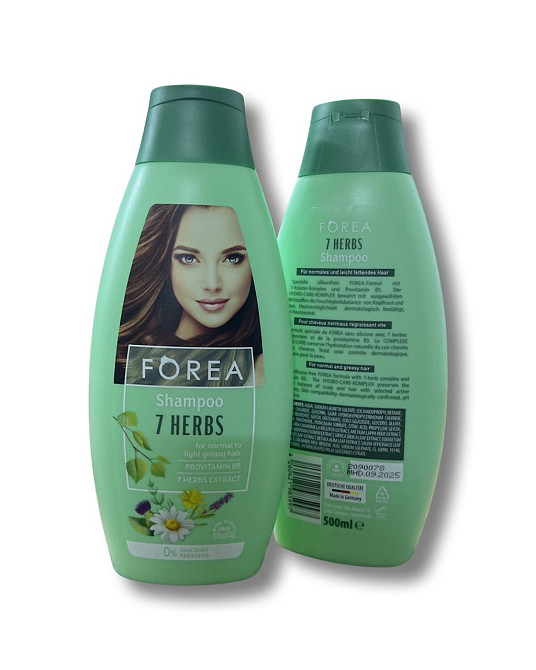 Шампунь для волосся Forea 7 трав, 500 мл Виноградов - изображение 1