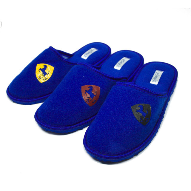 Хатні капці підліткові хлопчик домашні кімнатні PaGo "Жовтий Ferrari" Сині Одеса - фото 10