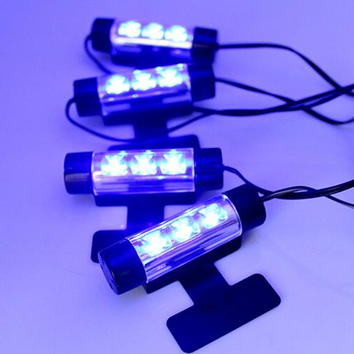 Синяя LED подсветка для авто интерьера 12В Киев