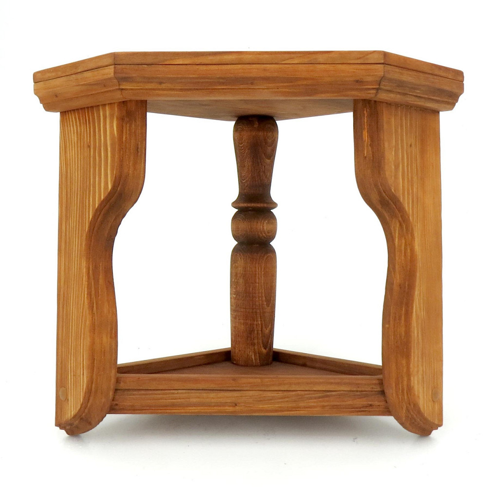 Угловая настенная полка 