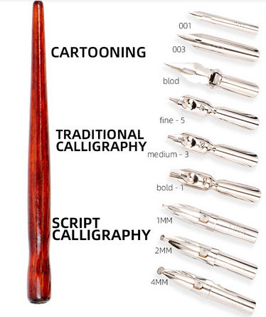 Перо для каліграфії дерево Київ - фото 2