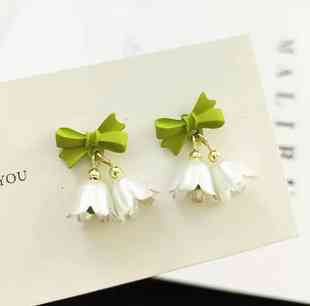 Сережки жіночі гарні Конвалії Київ