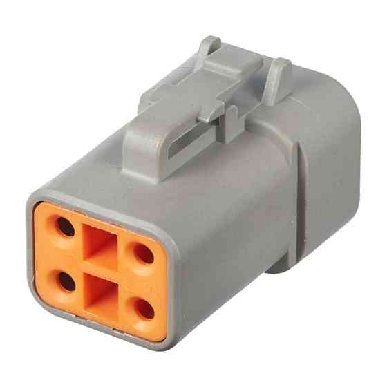 Роз'єм конектор 4-кон., Спецтехника, DTP06-4S, ATP06-4S, DEUTSCH Америка, Британия, Германия CAT, JCB, MAN 40646 Київ