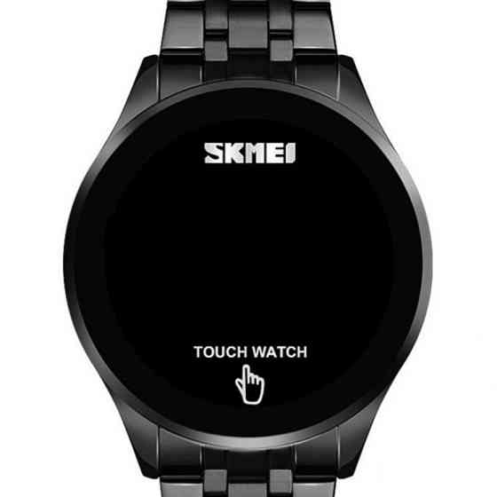 Чоловічий наручний світлодіодний годинник Skmei 1579 light (Чорний) Вінниця