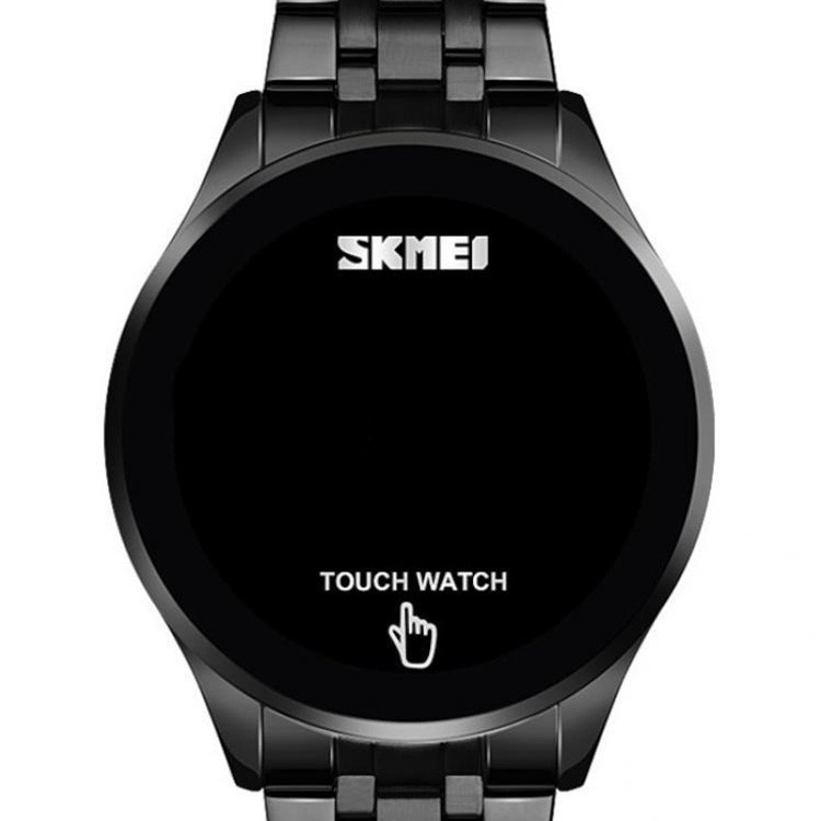 Чоловічий наручний світлодіодний годинник Skmei 1579 light (Чорний) Вінниця - фото 5