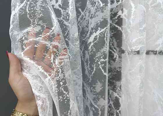 Тюль VR-Textil 1786т Жаккард Белый 300х160 см (40-015) Киев