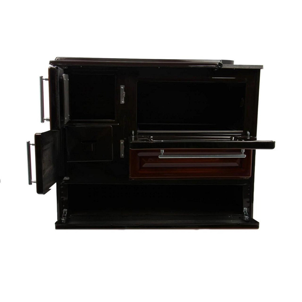 Піч-кухня на дровах та вугіллі Hosseven 4010 з духовкою та варильною поверхнею 6 кВт до 50 м2 опалювально-варильна піч Туреччина Тернопіль - фото 5