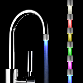 Аератор для змішувача з підсвіткою Харків - фото 1