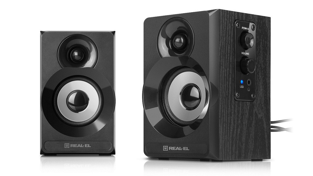 Акустична система REAL-EL S-217 Black Чорний Харьков - изображение 1