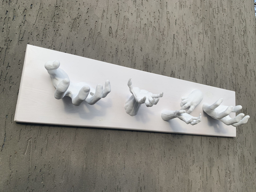 Дизайнерський вішак на стіну для одягу та декору інтер'єру (міцна, витримує важков'яж.) Днепр - изображение 6