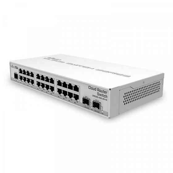 Комутатор Mikrotik CRS326-24G-2S+IN, 24xGb LAN, 2xSFP+cages, RouterOS L5 or SwitchOS (dualboot), des Київ