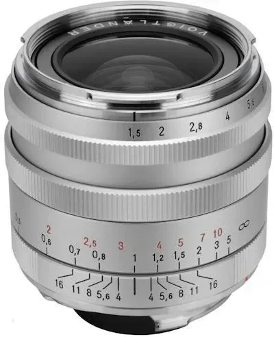 Об'єктив Voigtlander Nokton I Vintage Line 28 mm f/1,5 Srebrny (Leica M) Київ - фото 1