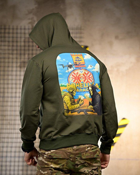 Милитари Худи Донецька область oliva РП7407 Одесса - изображение 4