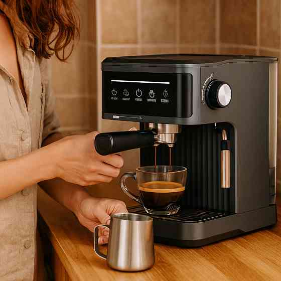 Кавоварка з капучинатором 1200Вт,СВ-1572 SBR Київ