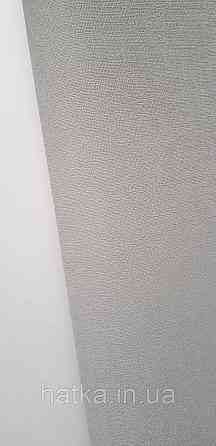 Обои виниловые на флизелине горячего тиснения DUKA Selective 1.06x10 однотонные под ткань лен матовые темно серые 32451-12 Киев