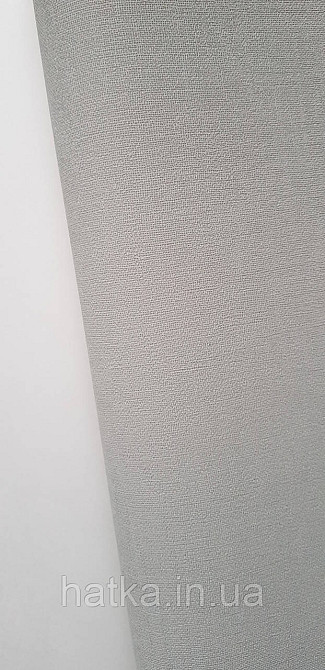 Шпалери вінілові на флізеліні гарячого тиснення DUKA Selective 1.06x10 однотонні під тканину льон матові темно-сірі 32451-12 Київ - фото 2