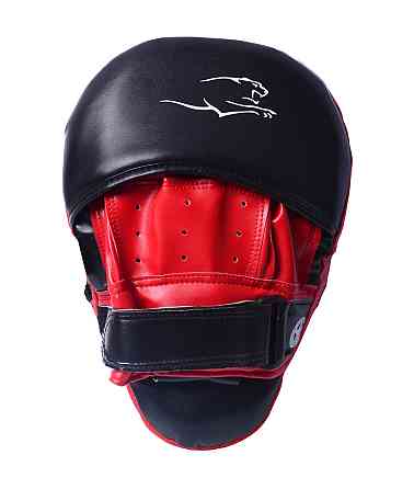 Лапы боксерские PowerPlay 3041 Черно-Красные PU [пара] Луцк