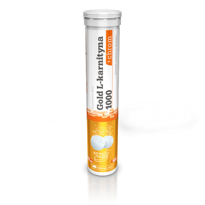 Gold L-Carnitine 1000 + chrom 20 tabl (Orange) Луцк - изображение 1