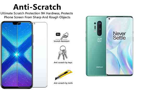 Защитное стекло NeoGlass для OnePlus 8 Pro – ультрапрозрачное и устойчивое Киев