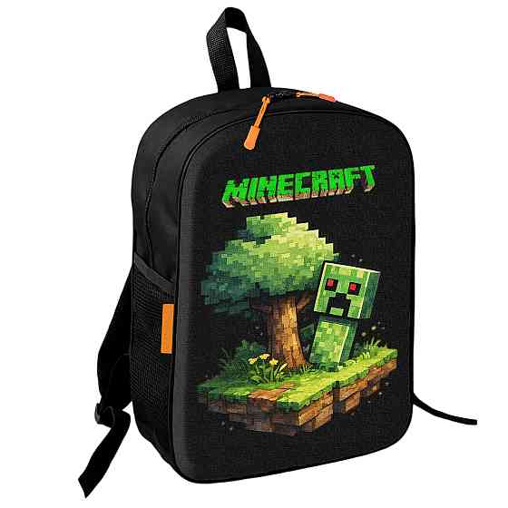 Рюкзак школьный детский Minecraft Крипер 36х27 см подростковый для мальчика,девочки (4716) Киев