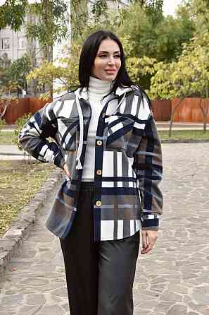 Жіноча тепла сорочка "Delta" оптом | Норма 46-48, Шоколадний Київ