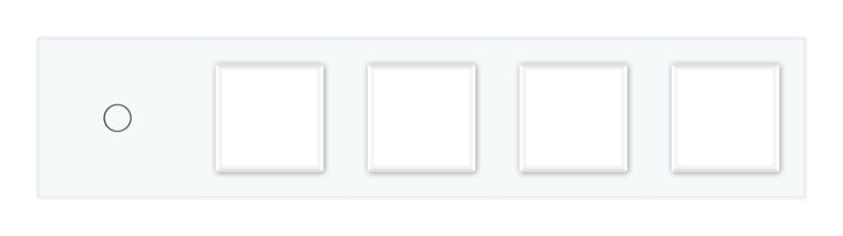 LIVOLO Рамка 5-постова для одного 1-сенсорного вимикача і чотирьох розеток (1-0-0-0-0) LIVOLO, Коломыя - изображение 4