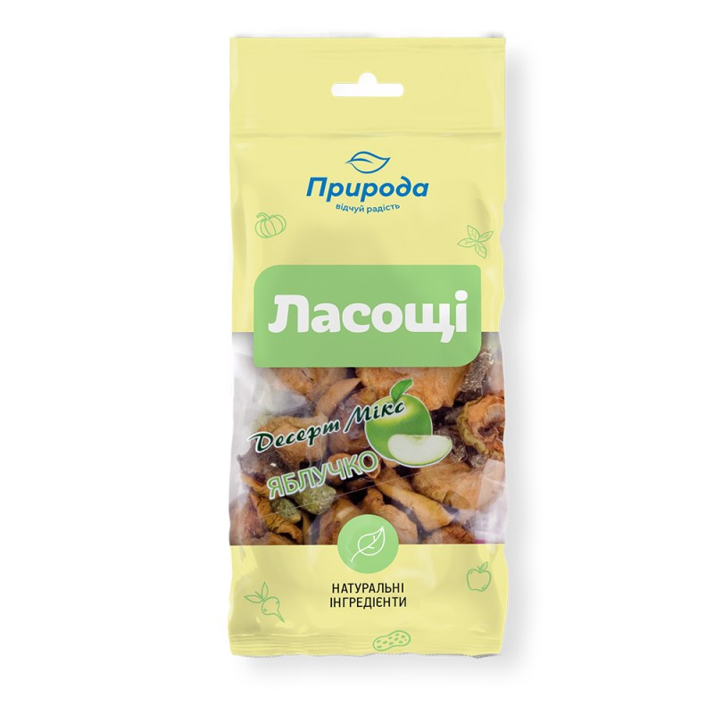 Ласощі для гризунів "Десерт Яблучко" 40 г, Природа Вінниця - фото 1
