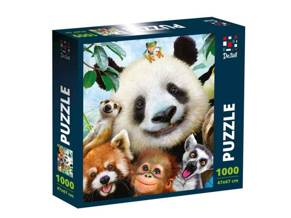 Пазлы «Селфи в зоопарке» DT1000-03 ТМ VLADI TOYS Киев - изображение 1