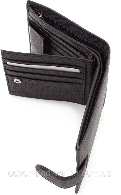 Кошелек мужской кожаный на много карточек ST 138 Leather Киев - изображение 8