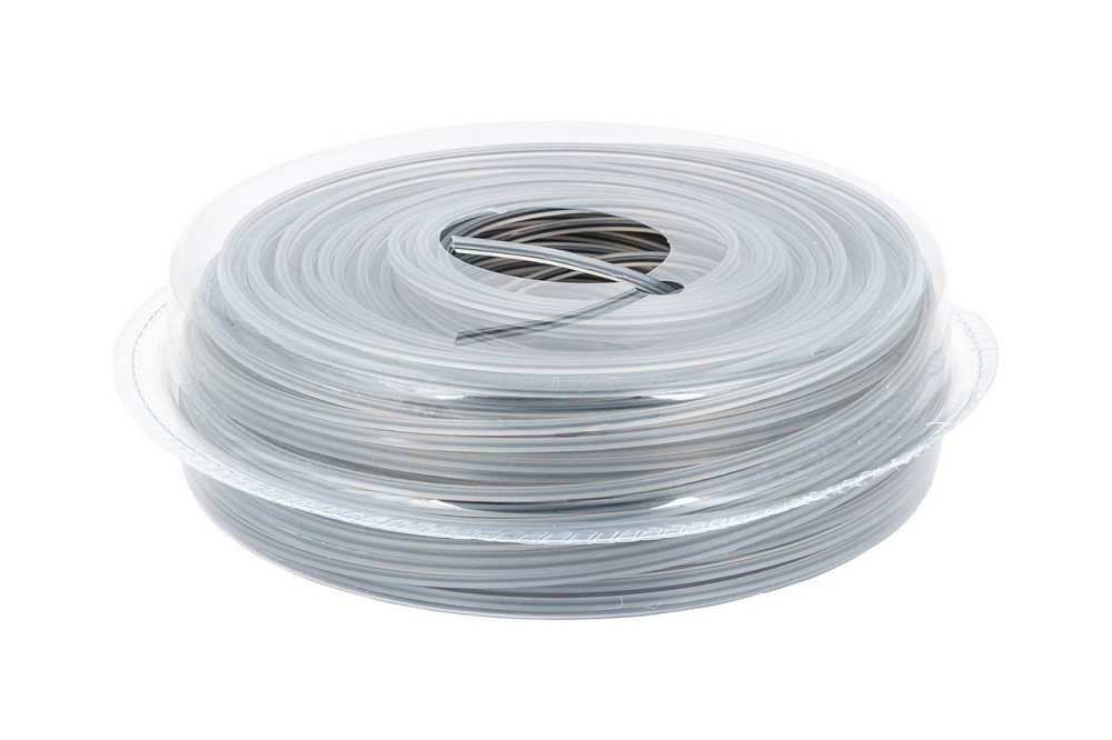 Волосінь для тримера MASTERTOOL КВАДРАТ АРМОВАНИЙ 2,40 мм 82 м блістер 19-1312 Рівне - фото 1