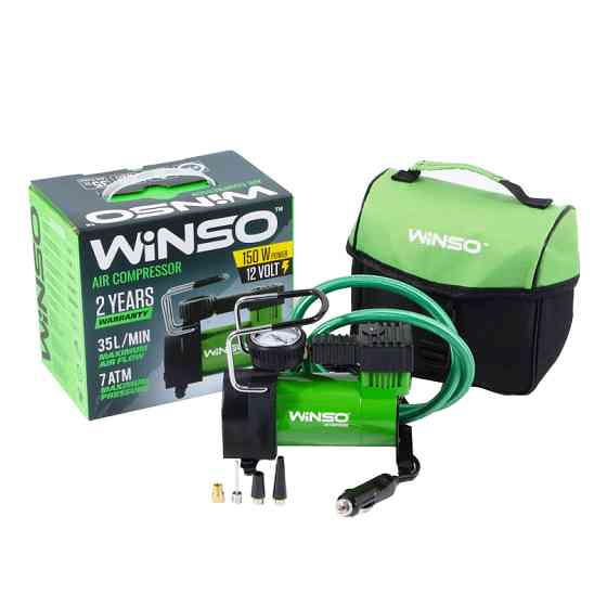 Компресор автомобільний Winso 7Атм 35л/хв 150Вт Львів