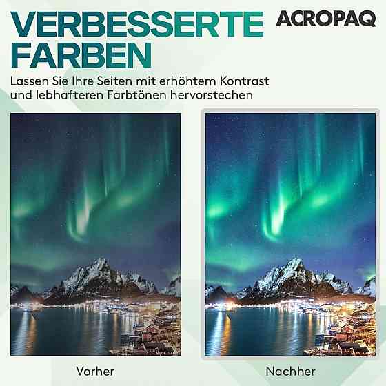 Пакети для ламінування A5 ACROPAQ 100 шт 200 мкм (2x100) глянцеві заокруглені кути Київ