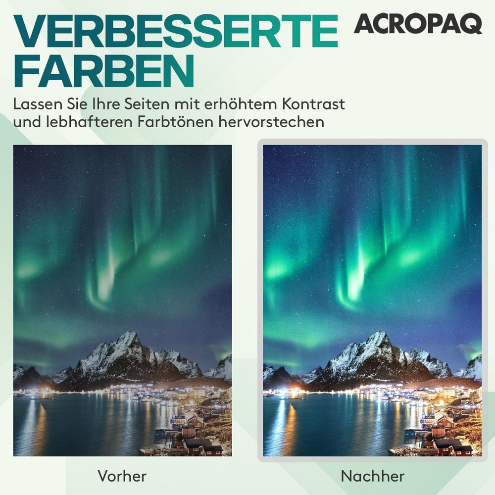 Пакеты для ламинирования A5 ACROPAQ 100 шт 200 мкм (2x100) глянцевые закруглённые углы Киев - изображение 2
