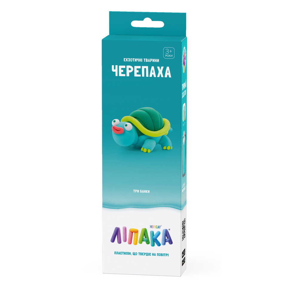 Набір пластиліну, що самостійно твердіє Черепаха ЛІПАКА 30126-UA01 Вінниця - фото 1