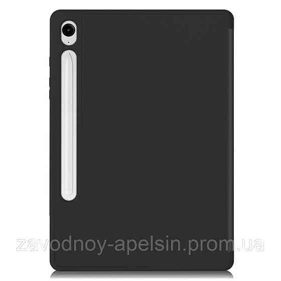 Samsung Tab S10 FE X520 X526 Чехол книжка Отсек стилуса (черный) Одесса