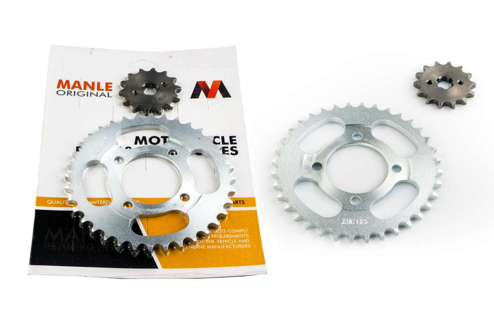 Звезды трансмиссии (пара) мопед Дельта 428-14T + 428-36T Мукачево - изображение 1