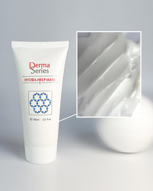 Відновлююча маска для максимального зволоження HYDRA-HELP MASK DERMA SERIES 100 мл Дніпро - фото 4