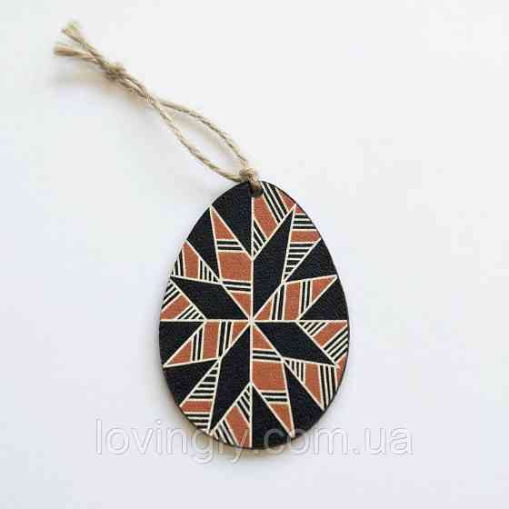 Сувенир традиционный орнамент фанера 65×45 мм крупнодной декор Ирпень