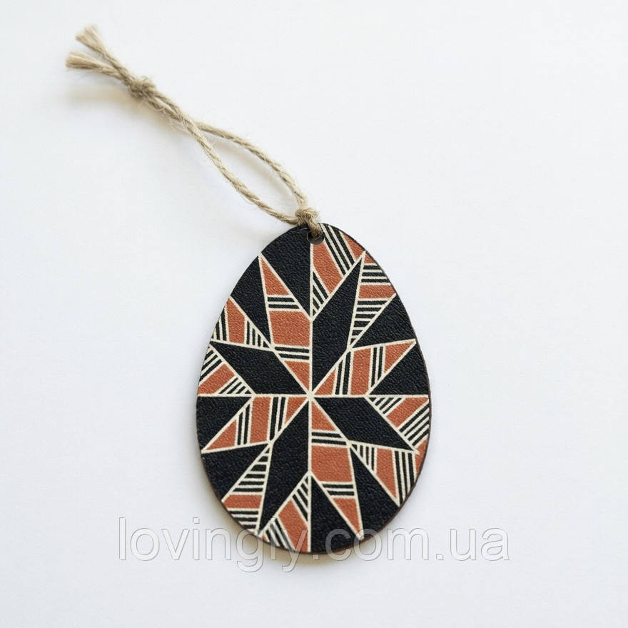 Сувенир традиционный орнамент фанера 65×45 мм крупнодной декор Ирпень - изображение 3