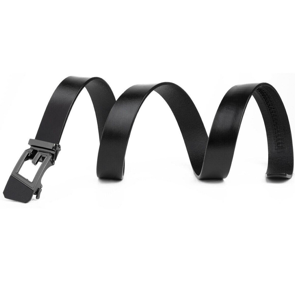 Ремінь чоловічий з пряжкою автомат Vintage 20322 Чорний Київ - фото 5