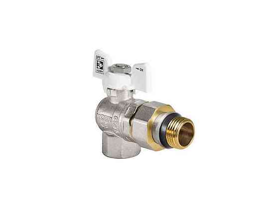 Кран угловой с американкой 1/2 антипротечка WHITE KR0195 ТМ KOER Киев