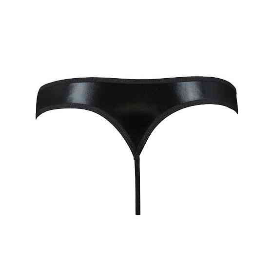 Мужские стринги Passion 033 THONG PAUL XXL/XXXL Black, под латекс Sex Aura Киев