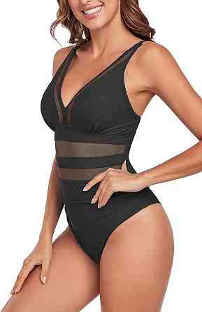 Закритий жіночий купальник із сіткою L Харків